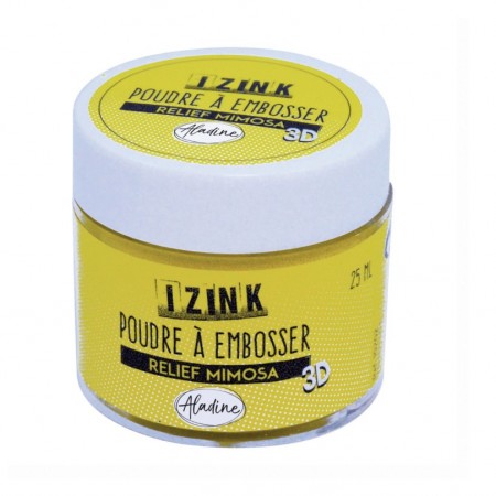 Poudre à embosser Izink Jaune Mimosa