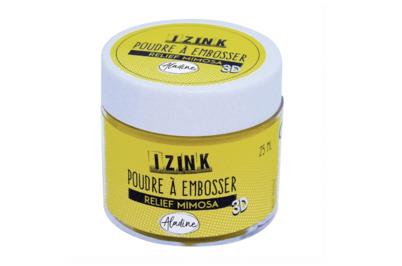 Poudre à embosser Izink Jaune Mimosa
