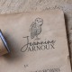 Tampon Ex Libris Chouette