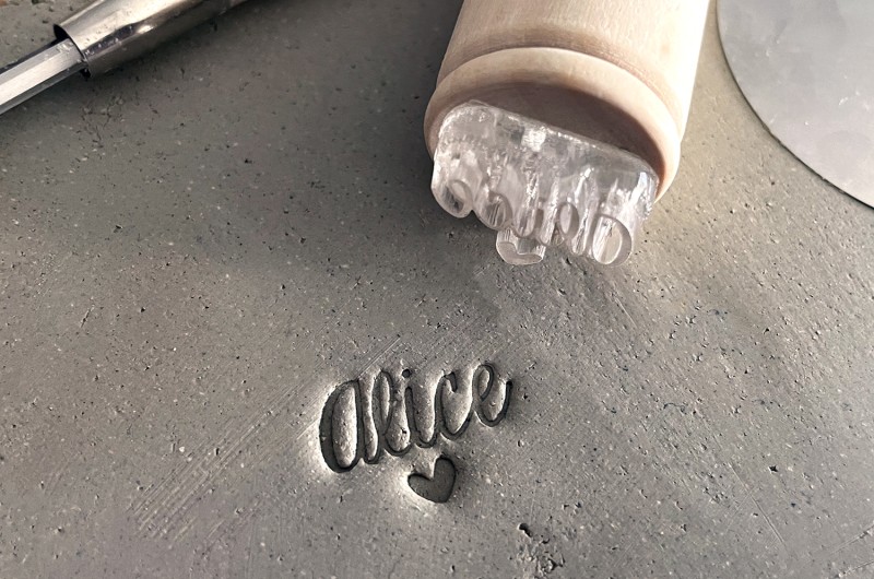 Tampon Signature pour céramique - Coeur