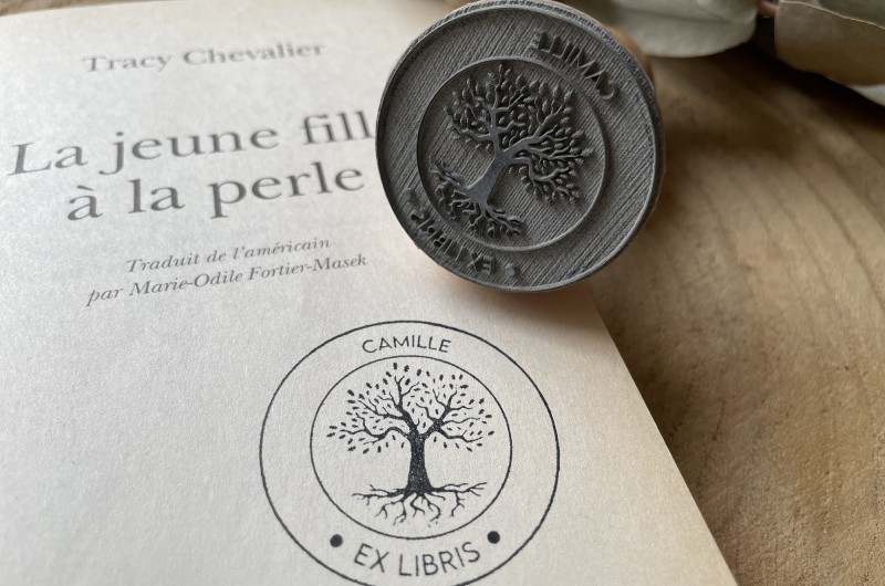 Tampon Ex Libris Arbre de vie