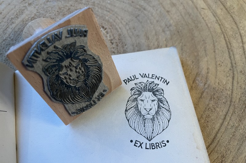 Tampon Ex Libris Lion