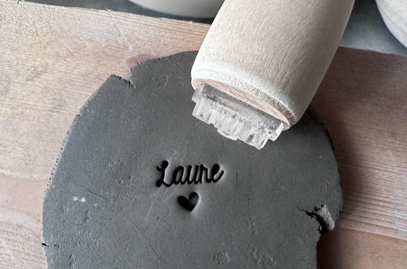 Tampons En Argile Personnalisés Avec Lettre Initiale - Outils Céramique Pour Poterie, Logo, Cadeau Créatif