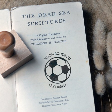 Tampon Ex Libris Football
