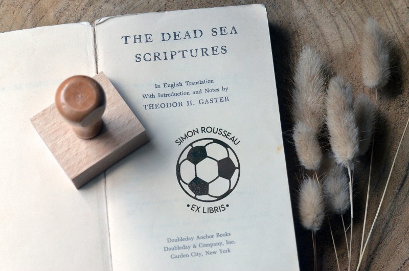 Tampon Ex Libris Football