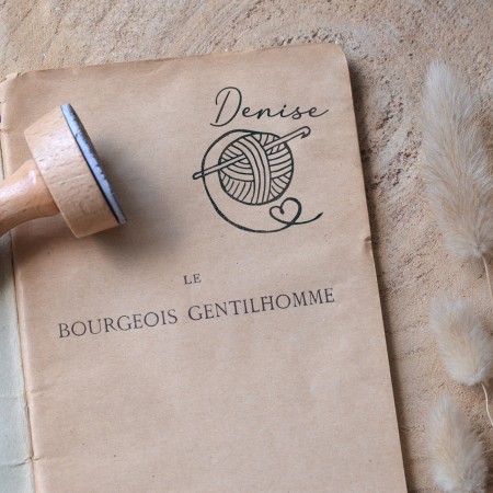Tampon Pelote de laine personnalisé