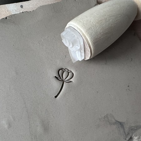 Tampon poterie - fleur V2